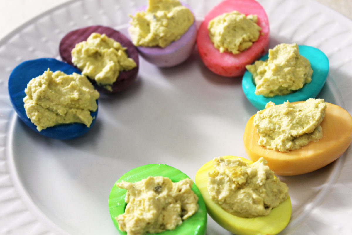 Easter Deviled Eggs