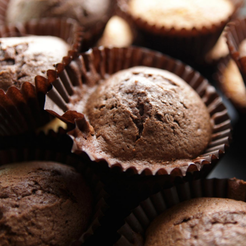 chocolate banana muffins