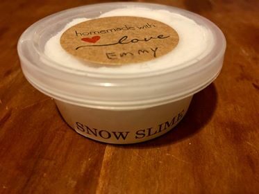 Snow Slime - How to Easily Make Fluffy Snow Slime - AB Crafty