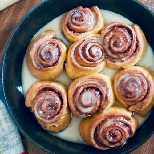 Pumpkin cinnamon rolls