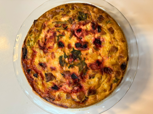 easy crustless quiche