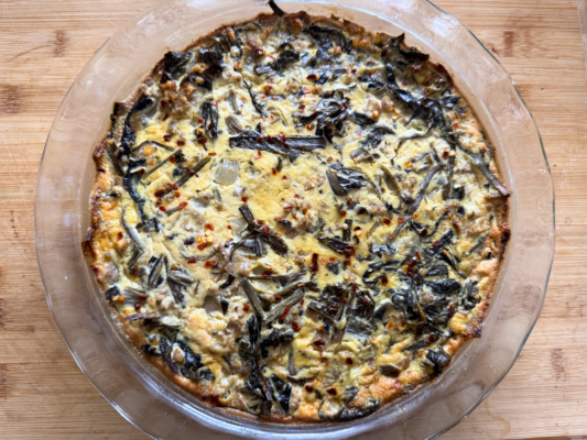 easy crustless quiche
