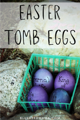 easter tomb eggs