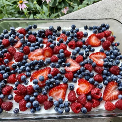 no bake berry cheesecake