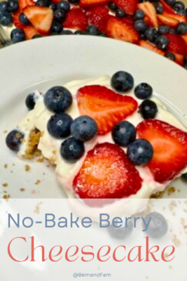 no bake berry cheese cake