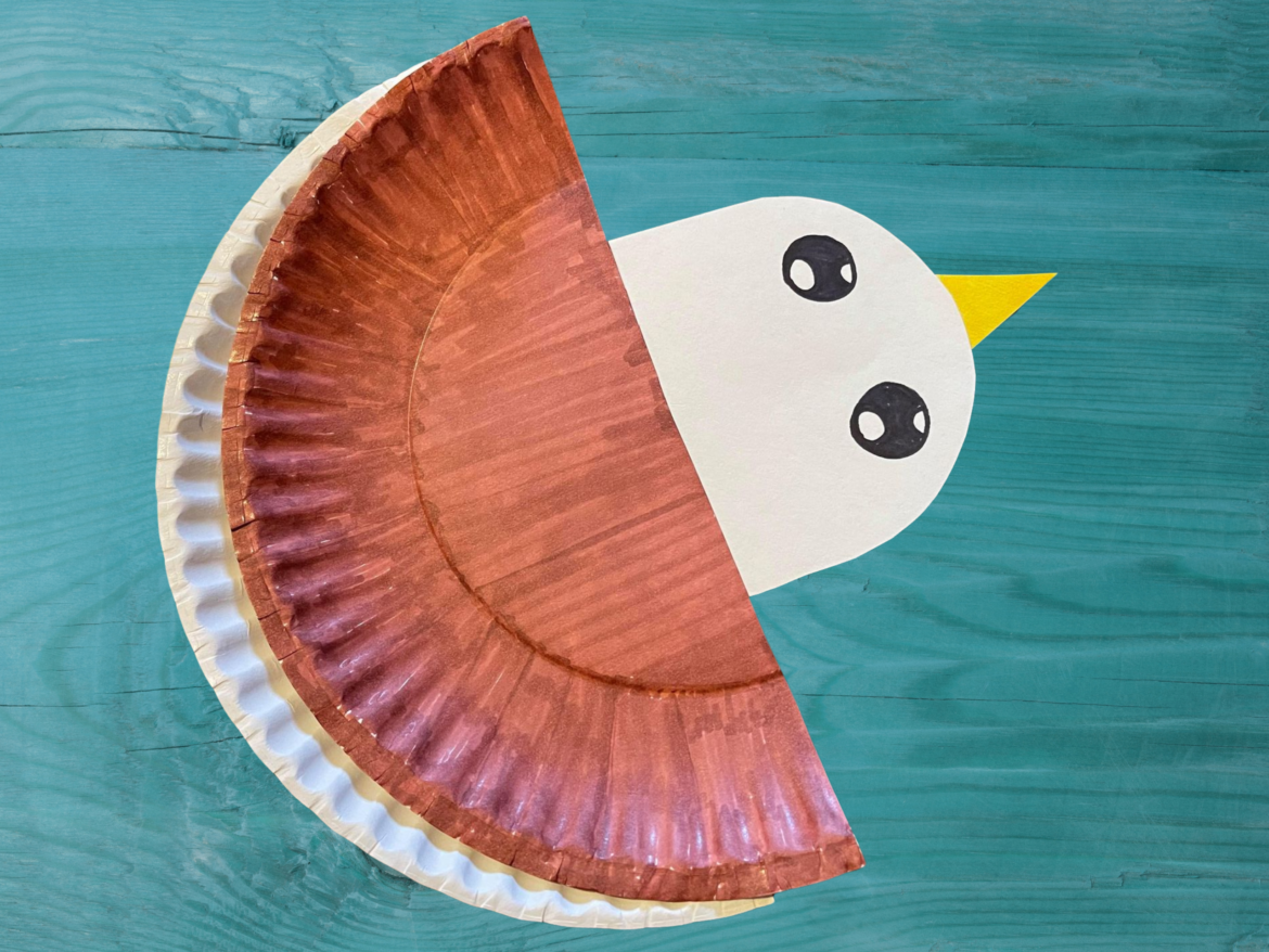 Easy Paper Plate Eagle Craft