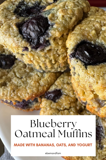 blueberry oat muffins
