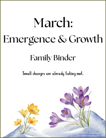 march family binder