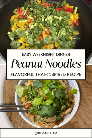 Easy Peanut Noodles