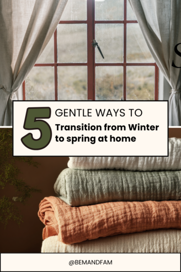 transition from winter to spring at home