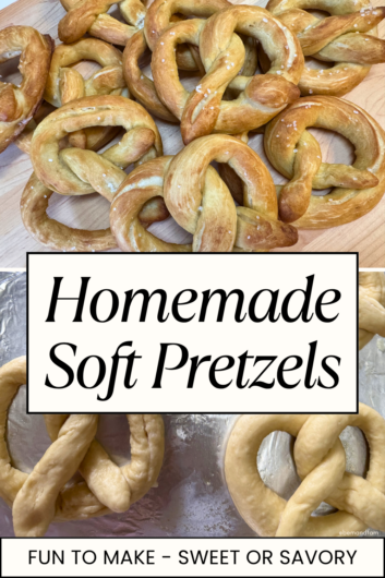 homemade soft pretzels