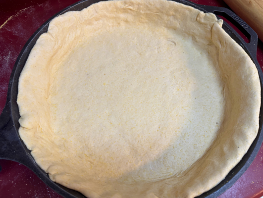 chicago style deep dish pizza