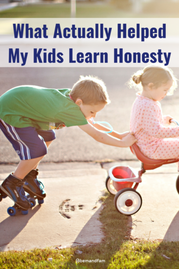 teaching honesty to kids