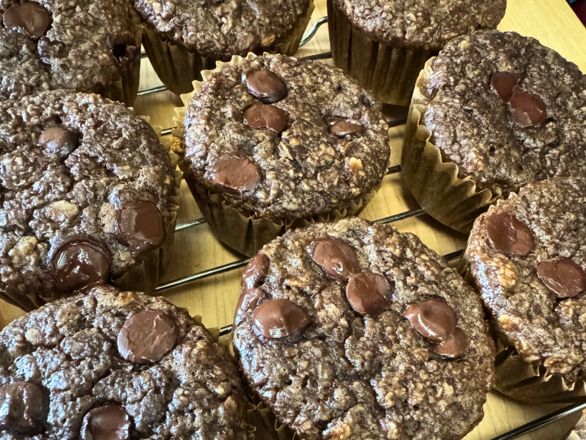 Chocolate Oat Muffins