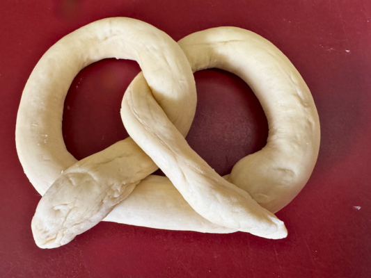 homemade soft pretzels